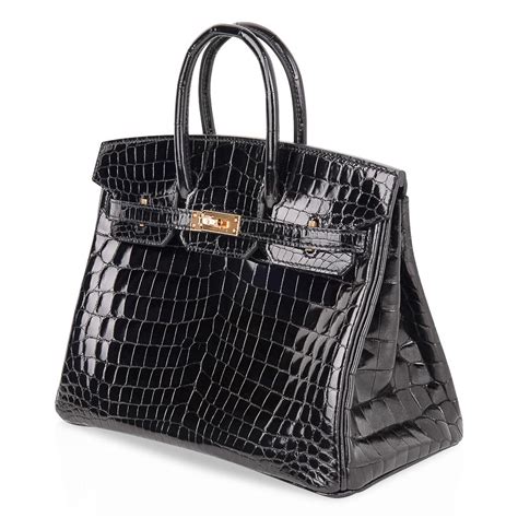 hermes gold birkin 25|Hermes Birkin 25 black crocodile.